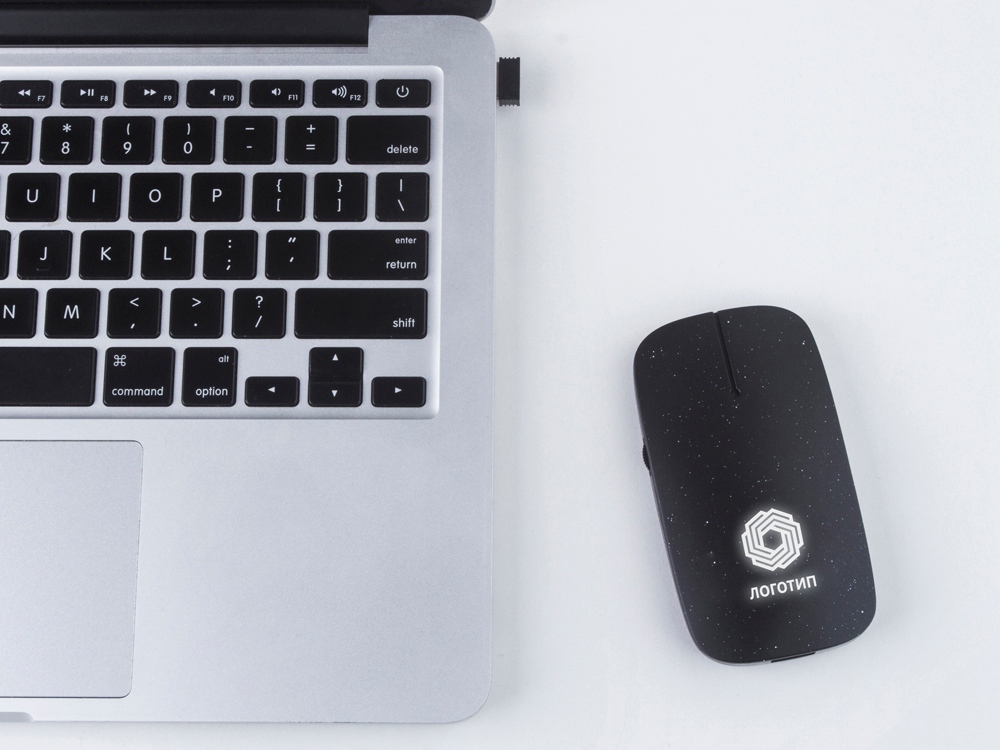 Беспроводная мышь c подсветкой Pokket2 Eco, черный-3