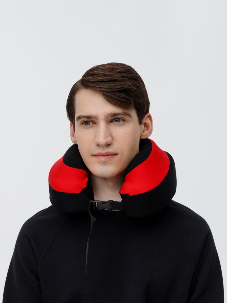 Дорожная подушка Piligrim, красная-4