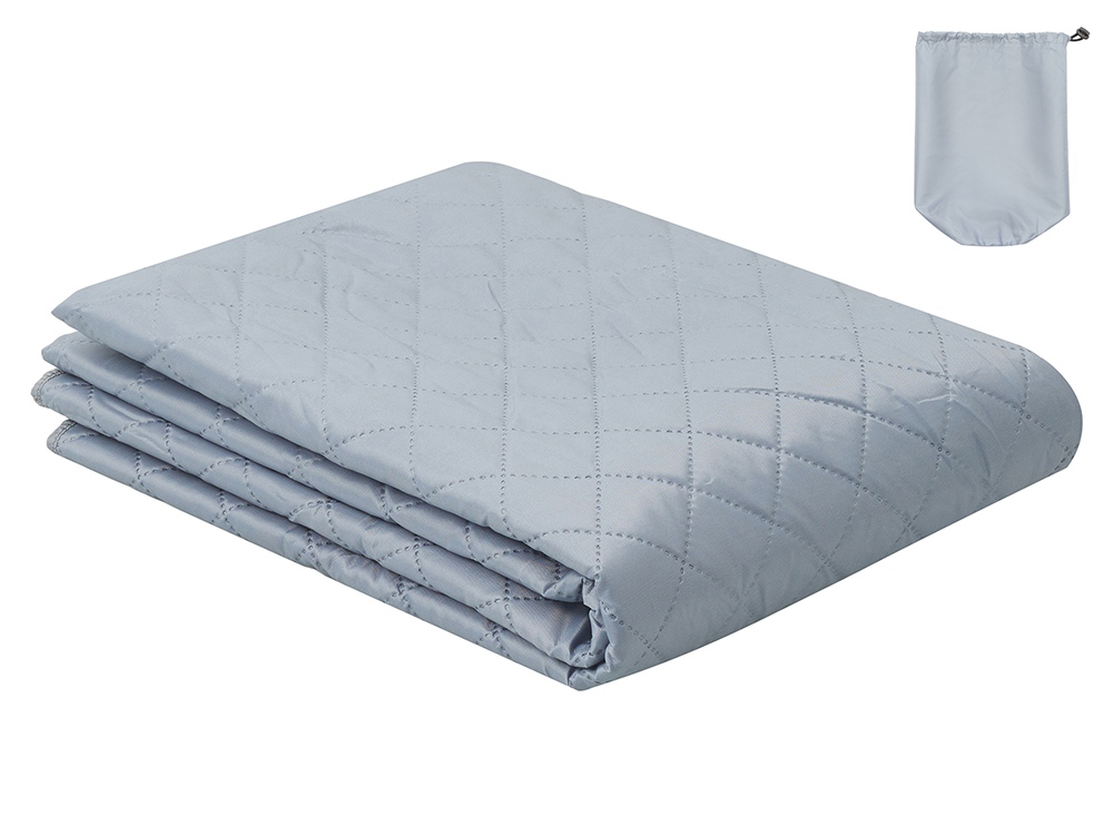 Пончо Cappy с капюшоном на липучке в мешке, серый-11