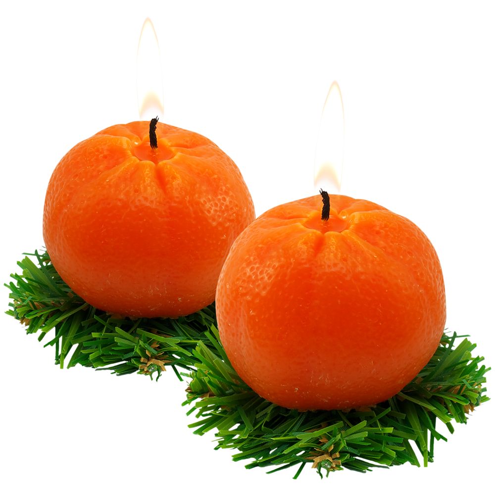 Свеча «Мандарин»-1