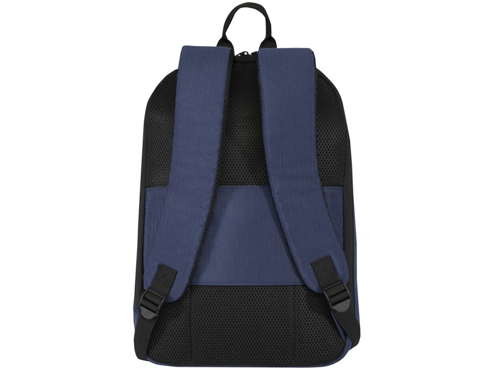 Рюкзак Luma для ноутбука с диагональю экрана 15 дюймов с защитой от кражи объемом 10 л из материала, переработанного по стандарту GRS - Синий Navy-2
