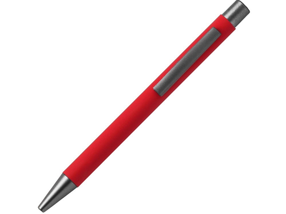 Ручка металлическая шариковая FAMILY MARSEL, soft touch (Красный)-1