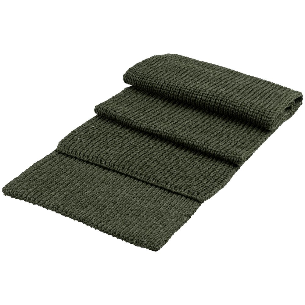 Шарф Nordkyn, зеленый (оливковый)-2