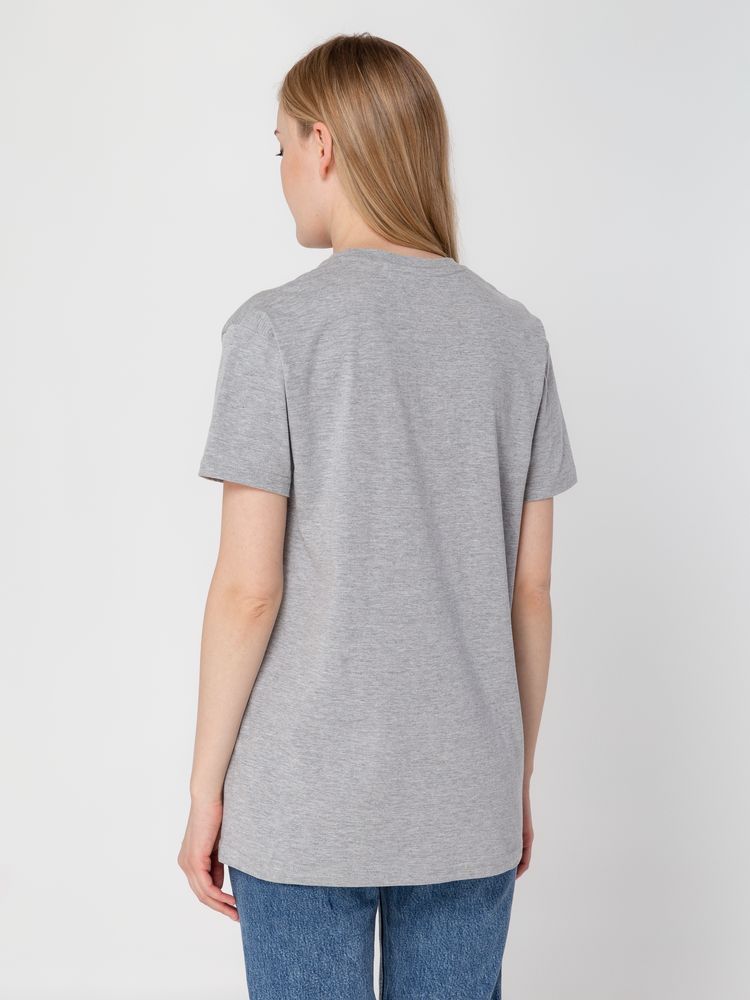 Футболка унисекс T-Bolka 160, серый меланж-6