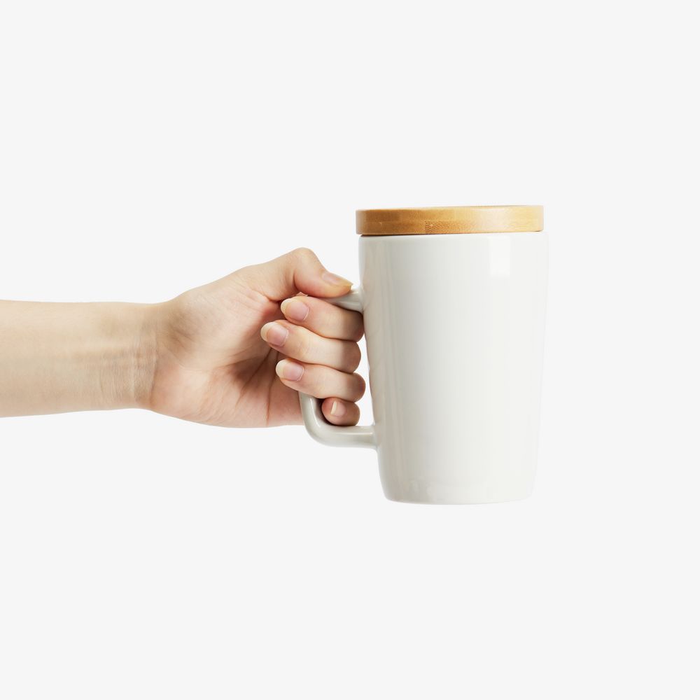 Кружка Vierra с крышкой-костером, белая-2