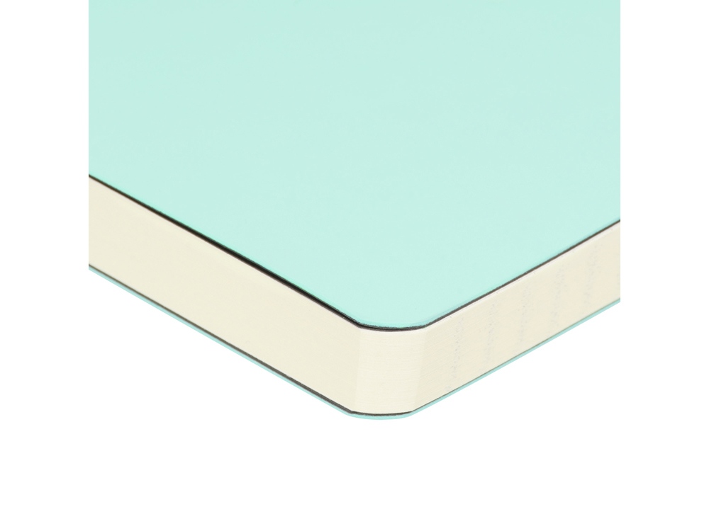 Ежедневник А5 недатированный Megapolis Velvet Flex, зефирный мятный-2