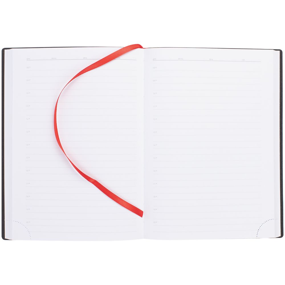 Ежедневник Vivian, недатированный, красный-3