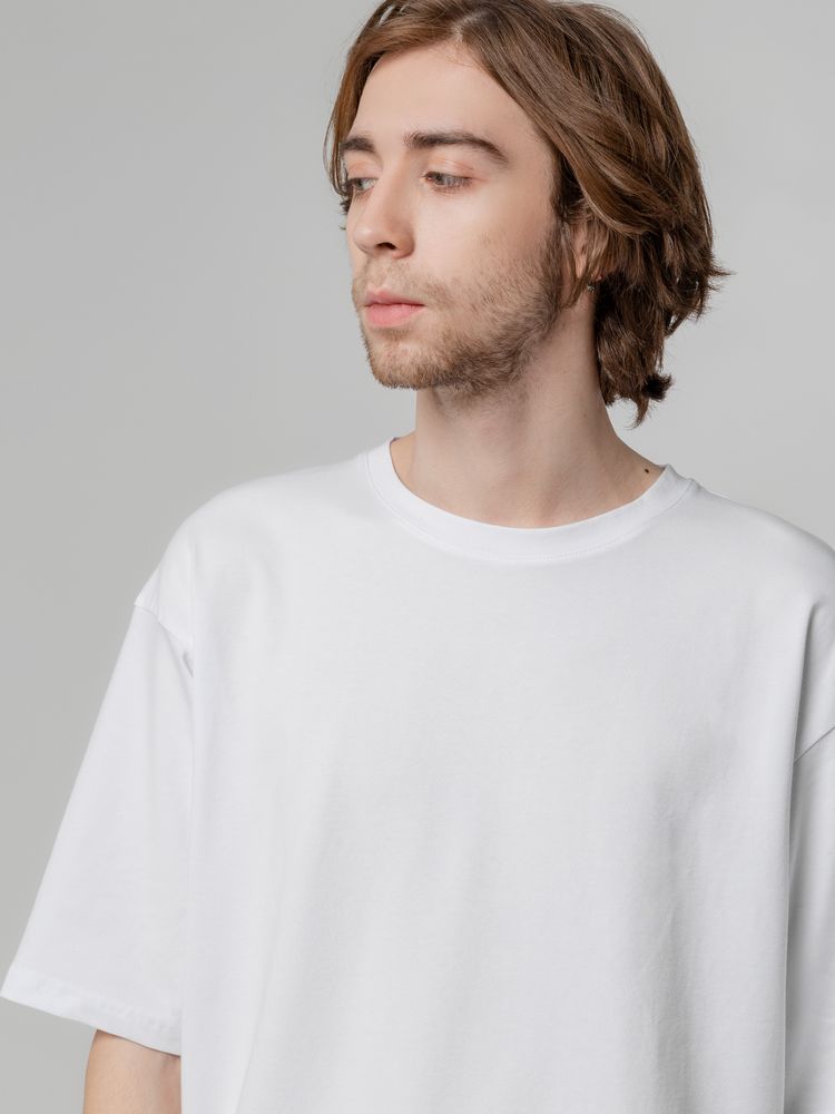 Футболка унисекс оверсайз Street Vibes, молочно-белая-4