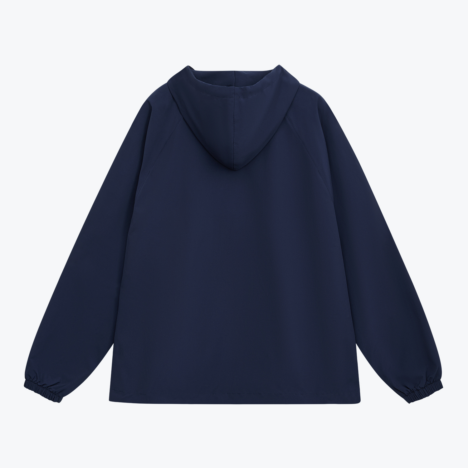 Ветровка (анорак) оверсайз унисекс Риссман (Rissman), темно-синяя-1