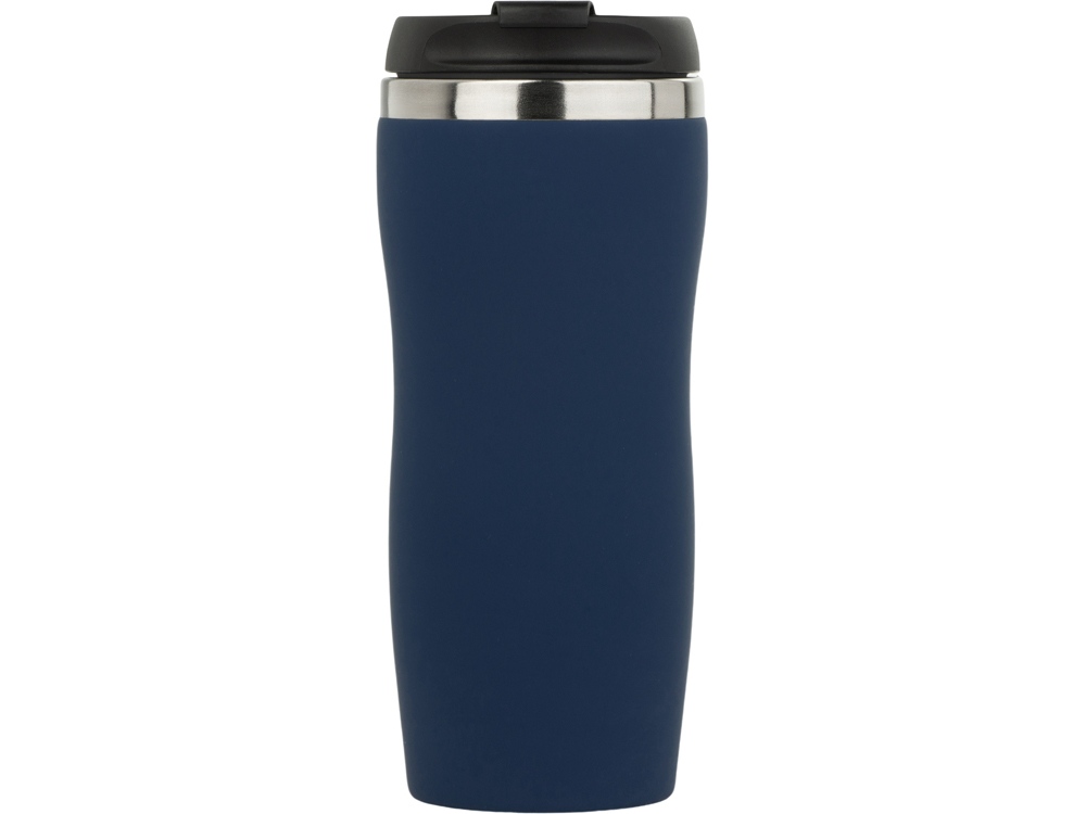 Термокружка Double wall mug C1, soft touch, 350 мл, темно-синий-2