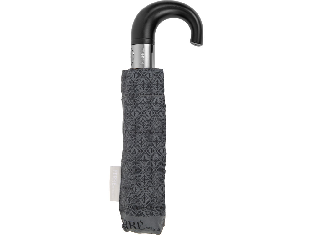 Зонт складной автоматический Ferre Milano, серый-9