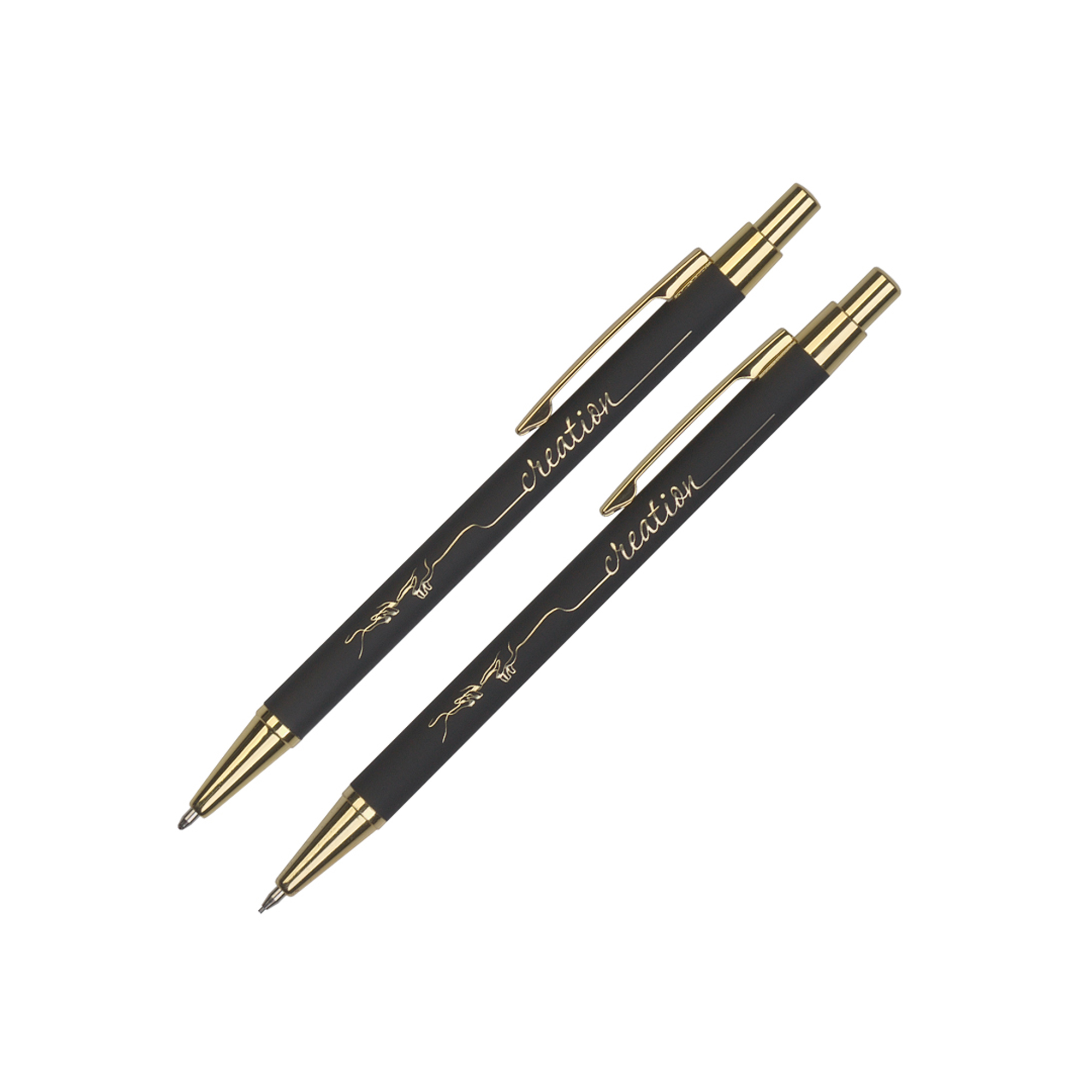 Набор "Ray" (ручка+карандаш), покрытие soft touch-3