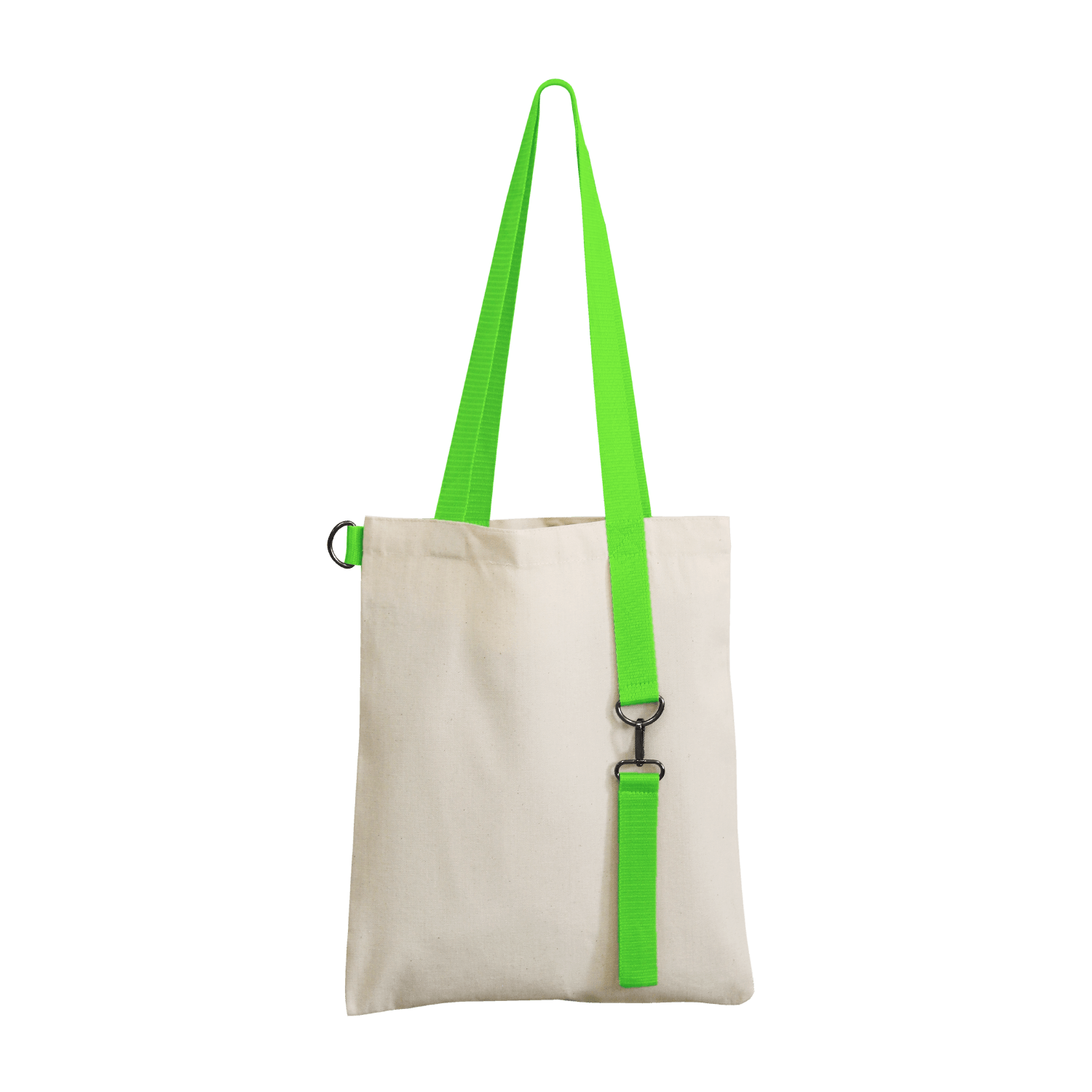 Шоппер Superbag с ремувкой 4sb (неокрашенный с салатовым)-1