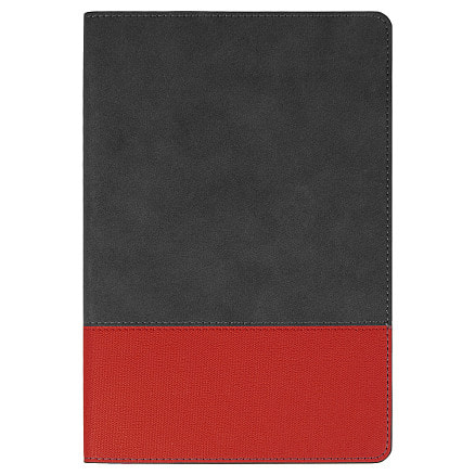 Ежедневник Flexy Treviso Nuba Sand Color А5, Серый/Красный-1