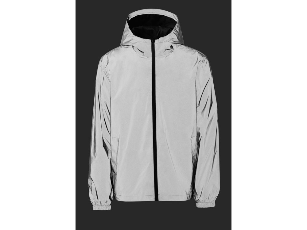 Ветровка светоотражающая 2XL, серебристый-9