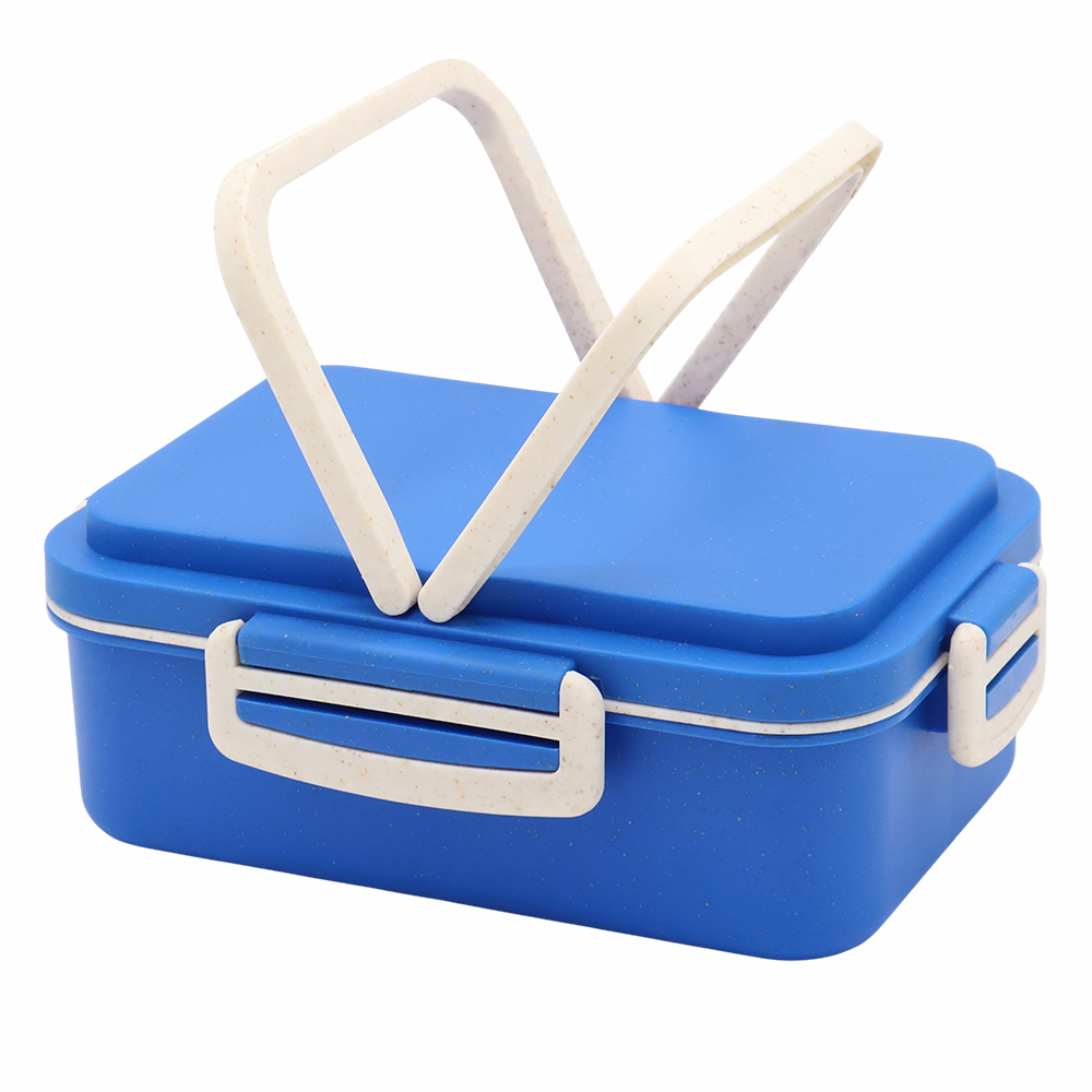 Ланчбокс (контейнер для еды) Inar из пшеничного волокна, Синий.-2