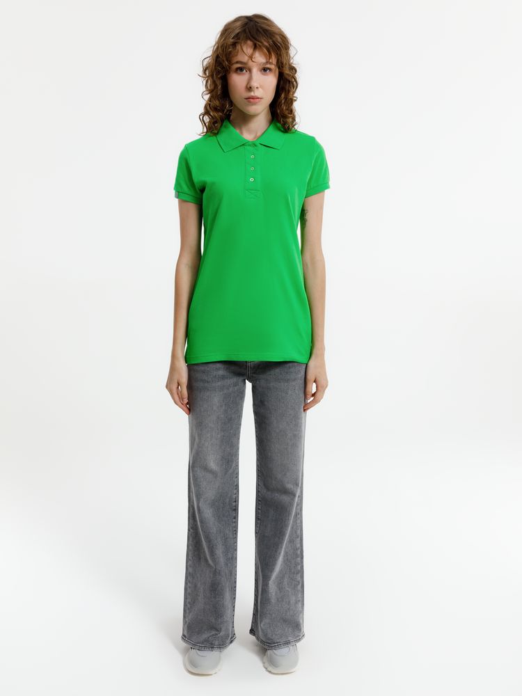 Рубашка поло женская Virma Premium Lady, зеленое яблоко-5