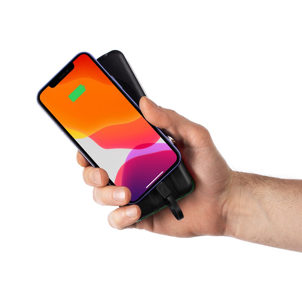 Аккумулятор Holiday Maker, 10000 мАч, зеленый-4