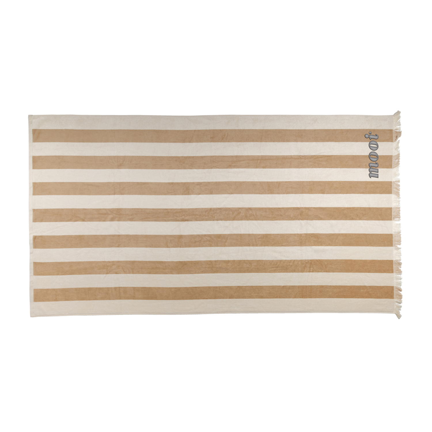 Пляжное полотенце Ukiyo Yukari XL из переработанного хлопка AWARE™, 100x180 см-1