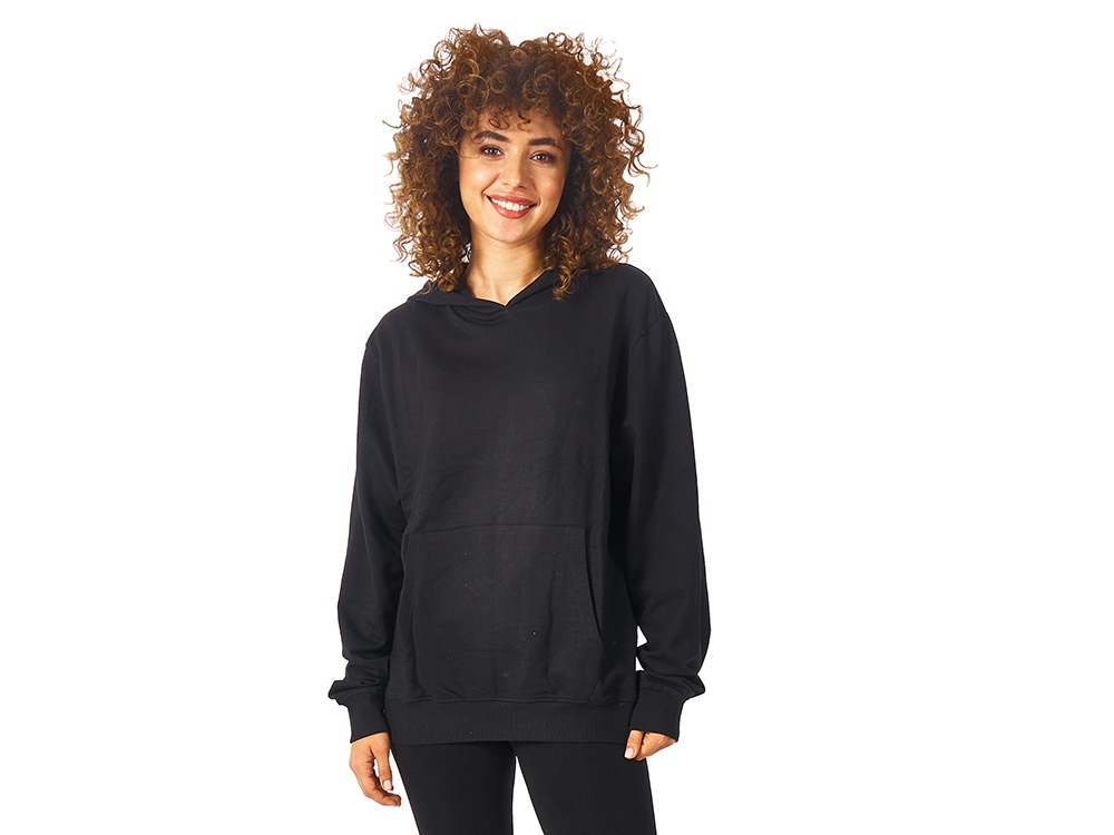 Худи Warsaw, футер 220гр, черный-2