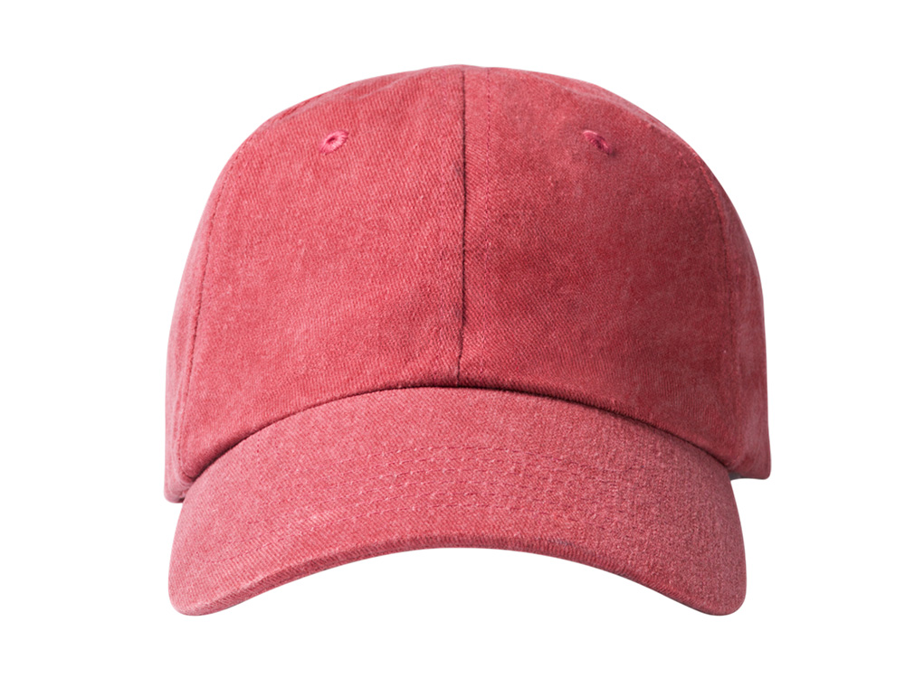 6 панельная кепка ELEMENT из 100% хлопка, темно-красный-0