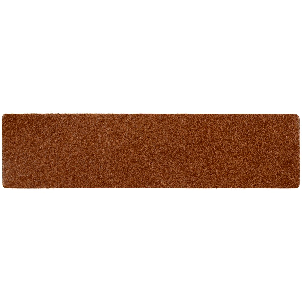 Лейбл кожаный Pasek, S, горчичный-0