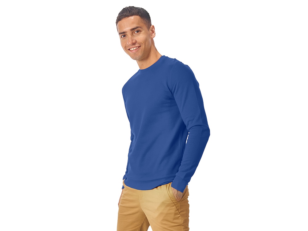 Свитшот Motion унисекс с начесом, классический синий-3