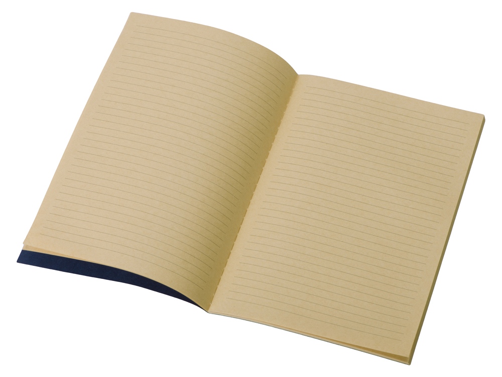 Блокнот Monet, гибкая обложка A5 из моющегося крафта, 32 листа, темно-синий-2