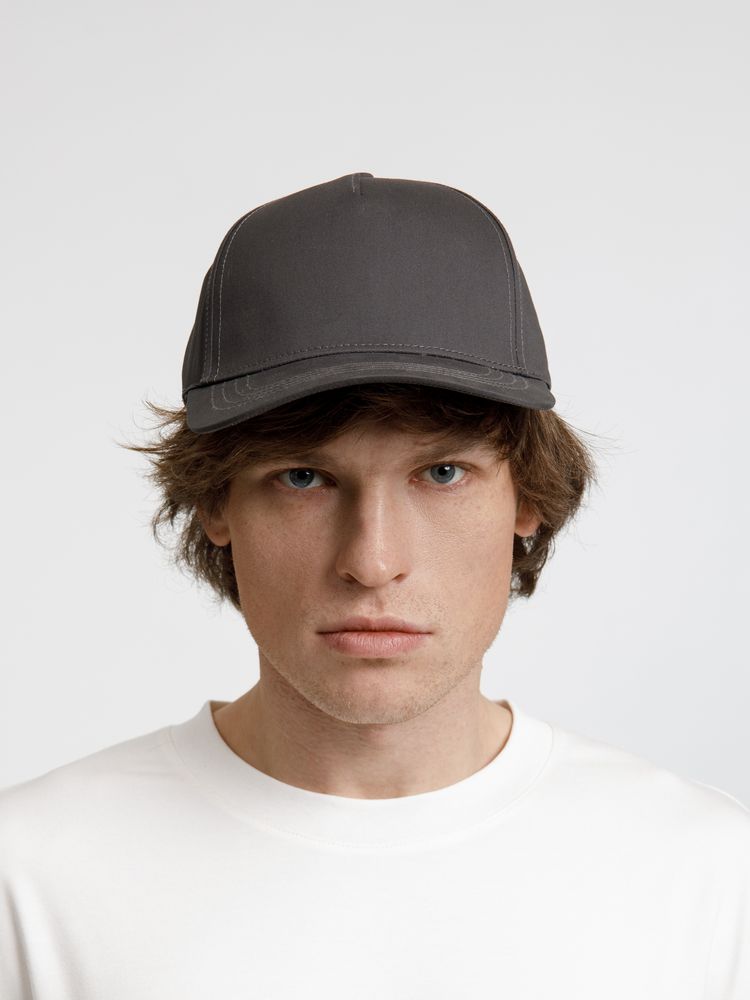 Бейсболка Seguro, серая-4