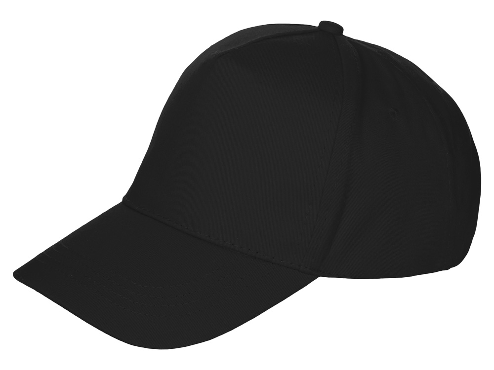 Бейсболка Мемфис 230 5-панельная, цвет черный-3