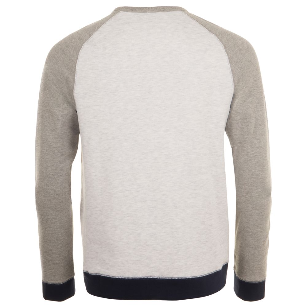 Толстовка унисекс Sandro, светло-серый меланж с темным меланжем-2