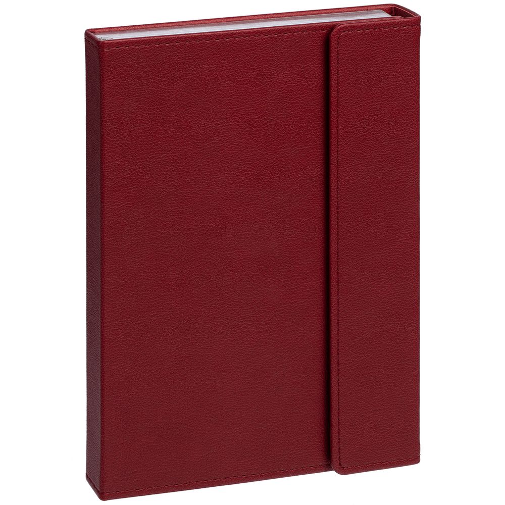 Ежедневник Flap на заказ, недатированный, красный-1