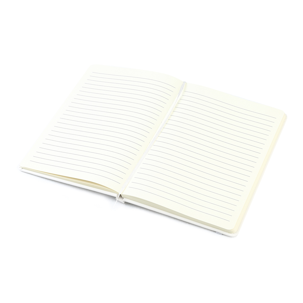 Блокнот A5 Monte в твёрдом переплёте, Белый-1