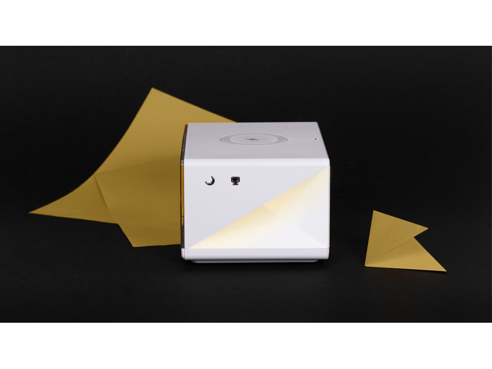 Часы с беспроводным зарядным устройством Rombica Timebox 2, белый-6