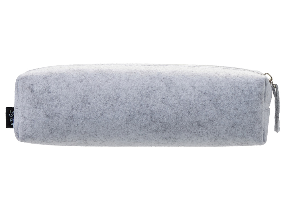 Пенал Felt из RPET-фетра, светло-серый-3