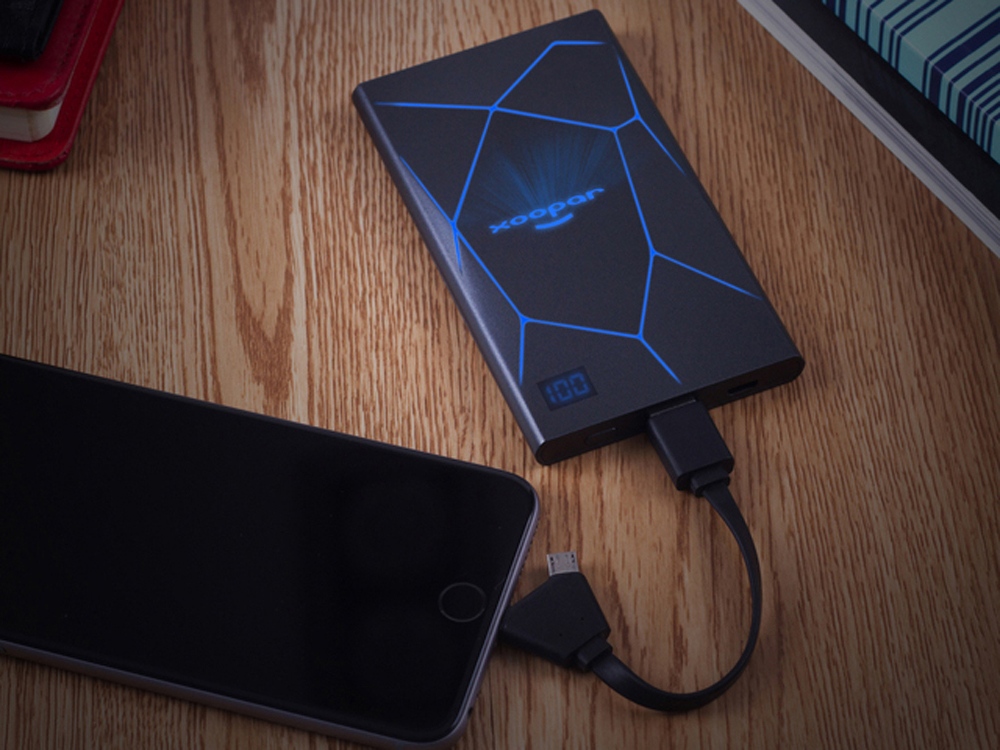 Портативное зарядное устройство XOOPAR GEO, черный-2