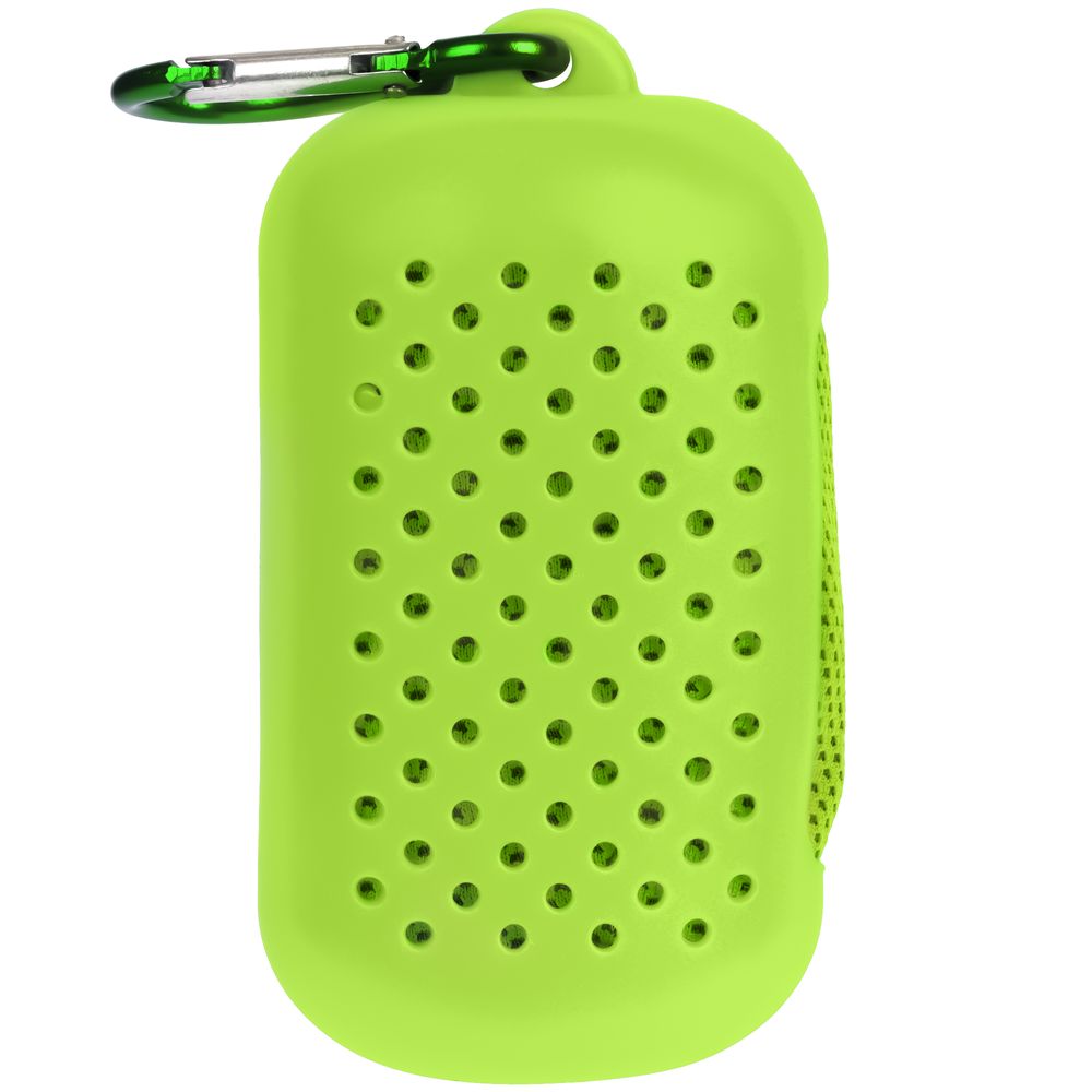 Охлаждающее полотенце Narvik в силиконовом чехле, зеленое яблоко-1