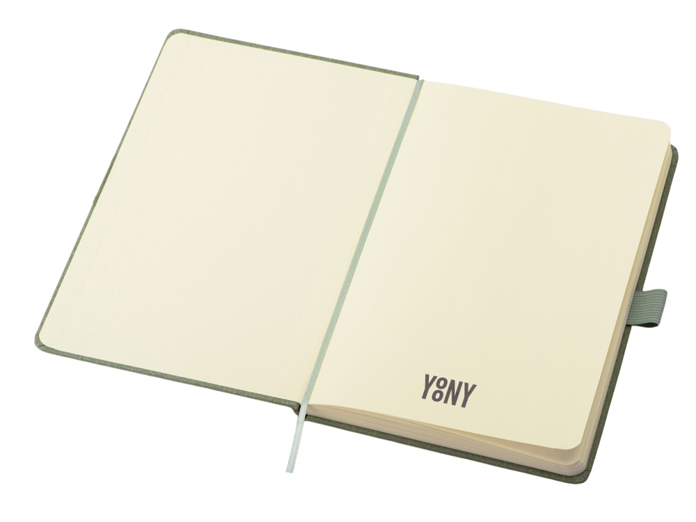 Блокнот А5 Snow Hard твердая обложка, 80 листов 70 гр/м2, зеленый-1