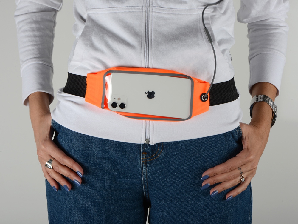 Сумка на пояс Спринт, оранжевый-2