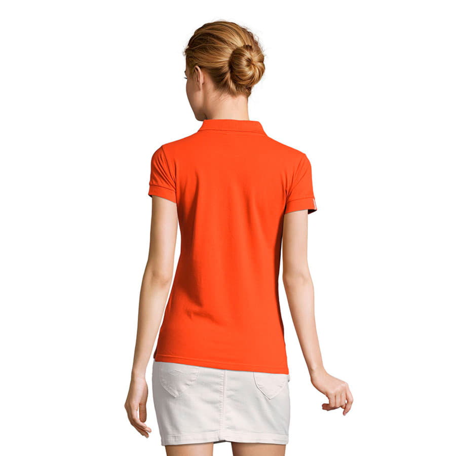Поло женское PORTLAND WOMEN 200, оранжевый, серый-2