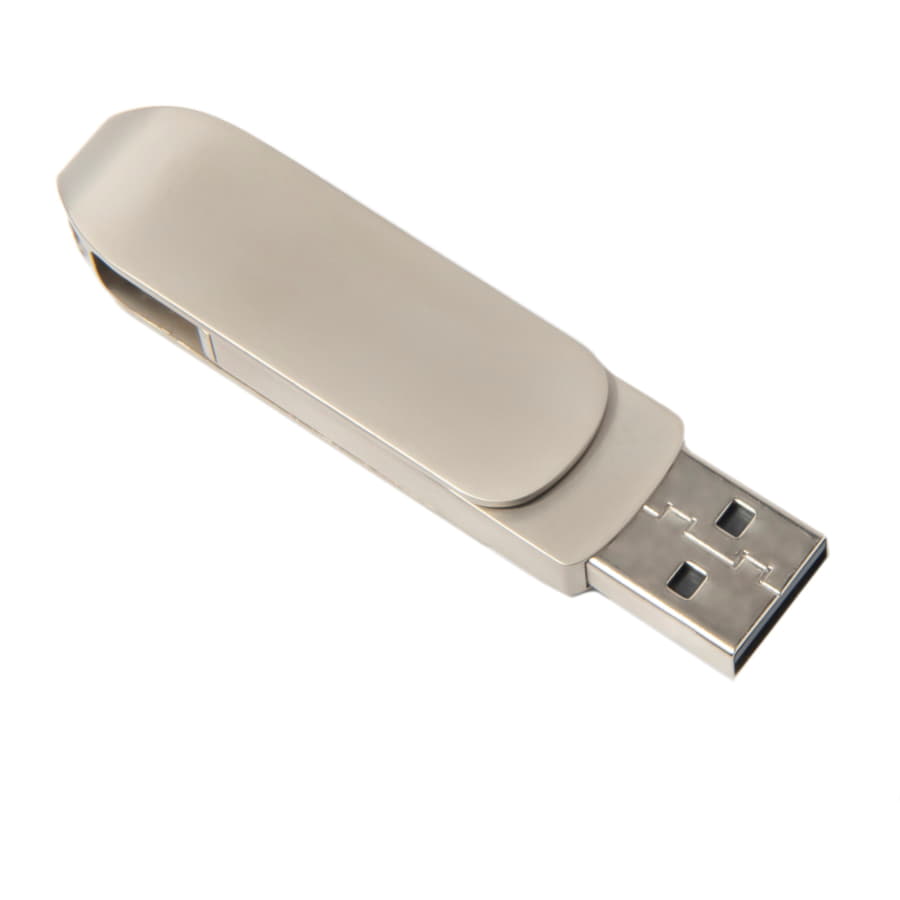 USB flash-карта CIRCLE OTG Type-C (32Гб), серебристая, 6,5х1,5х0,82 см, металл, серебристый-1
