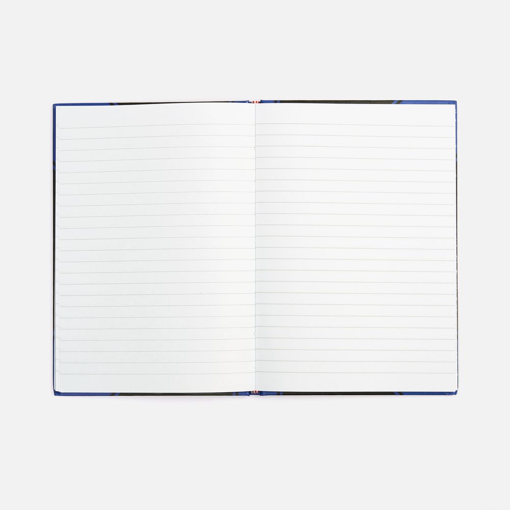 Блокнот Accenti, черный с синим-1