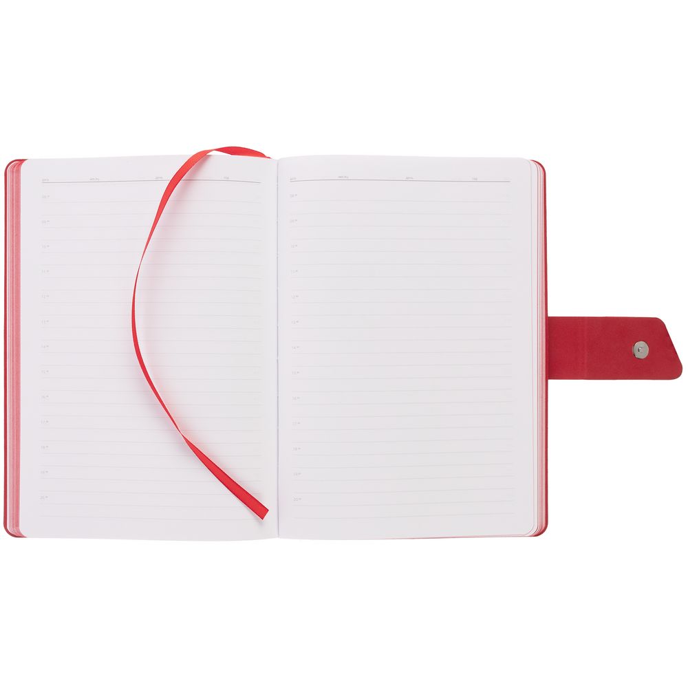 Ежедневник Boom, недатированный, черный с красным-4