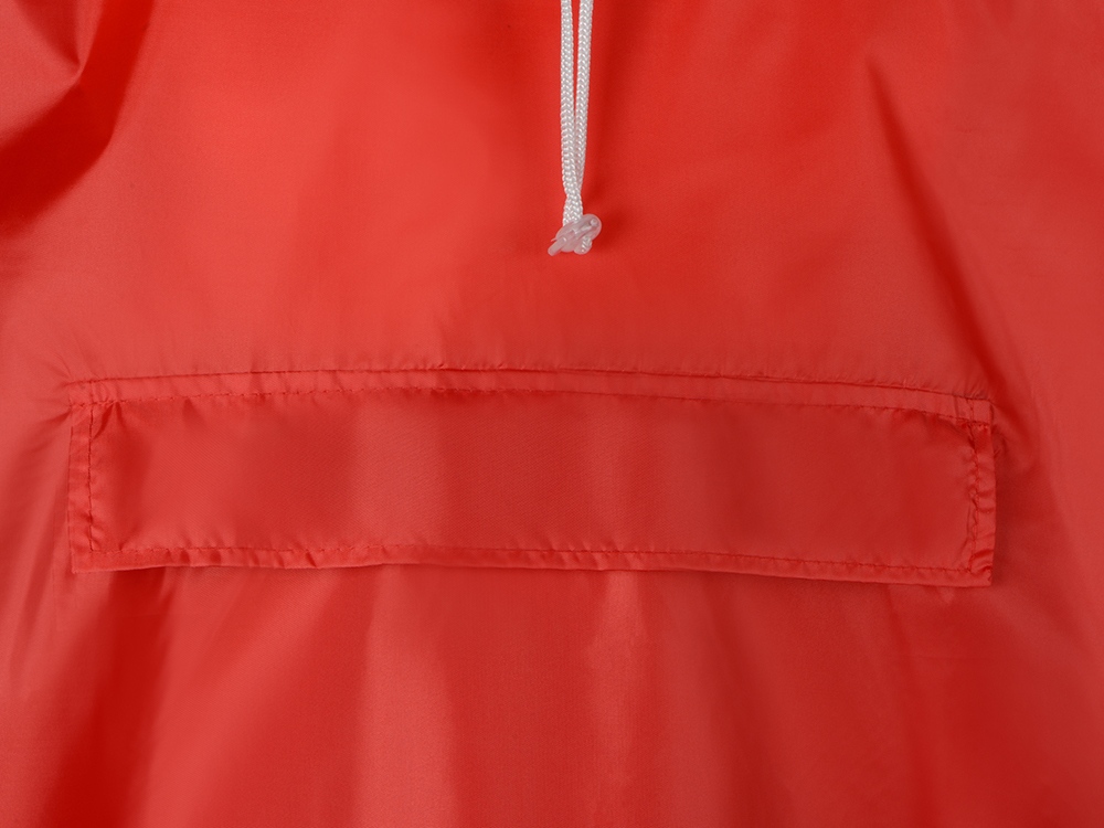 Дождевик - пончо Galaxy со светоотражающими элементами, красный-4