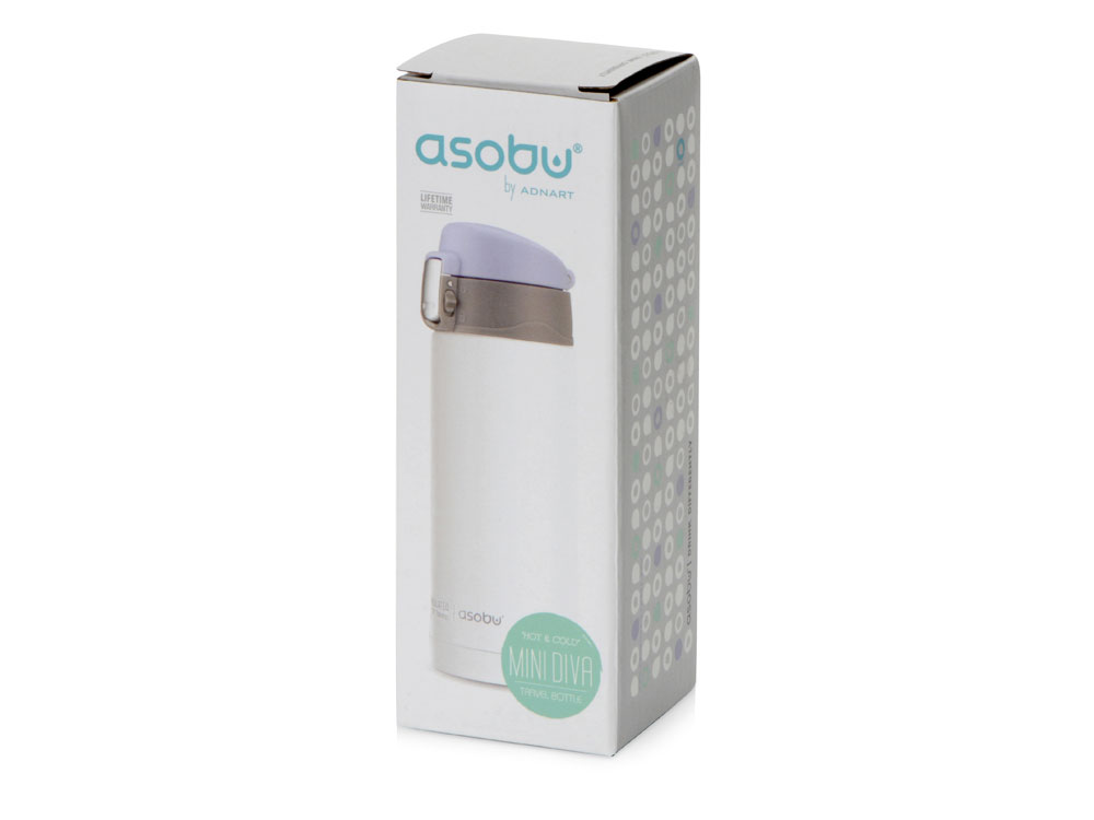 Термокружка MINI DIVA, белый-10