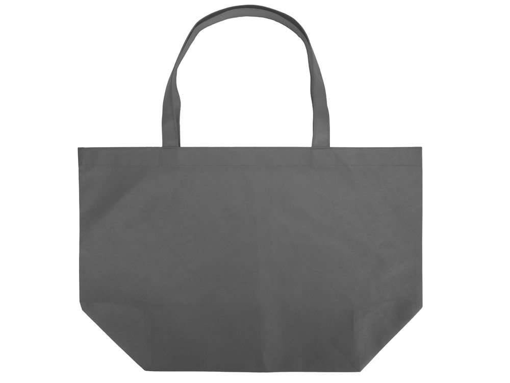 Сумка Reviver с донной складкой из нетканого переработанного материала RPET, серый-3