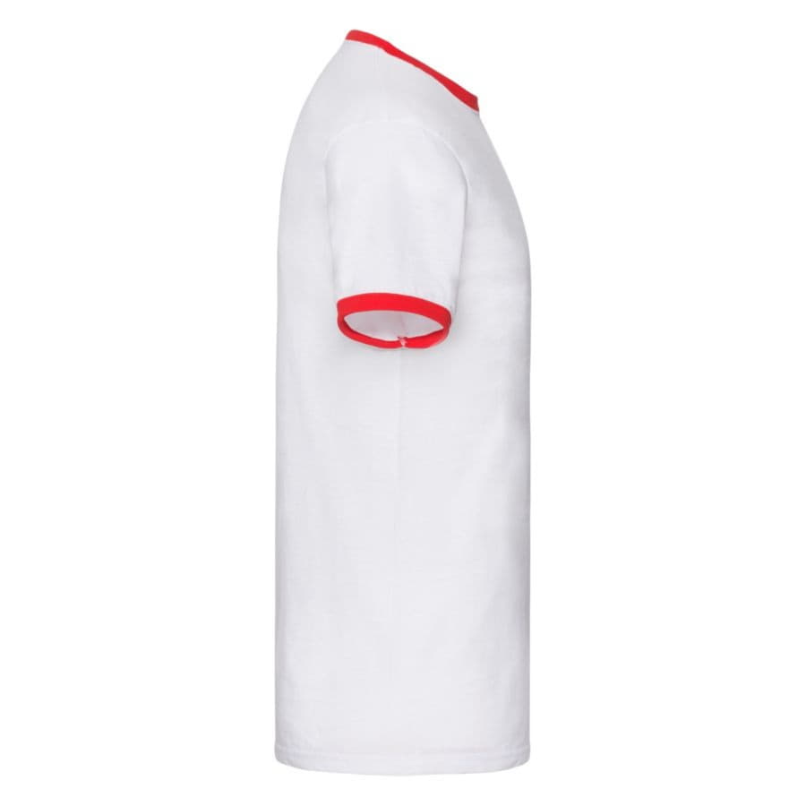 Футболка мужская RINGER T 160, красный, белый-2
