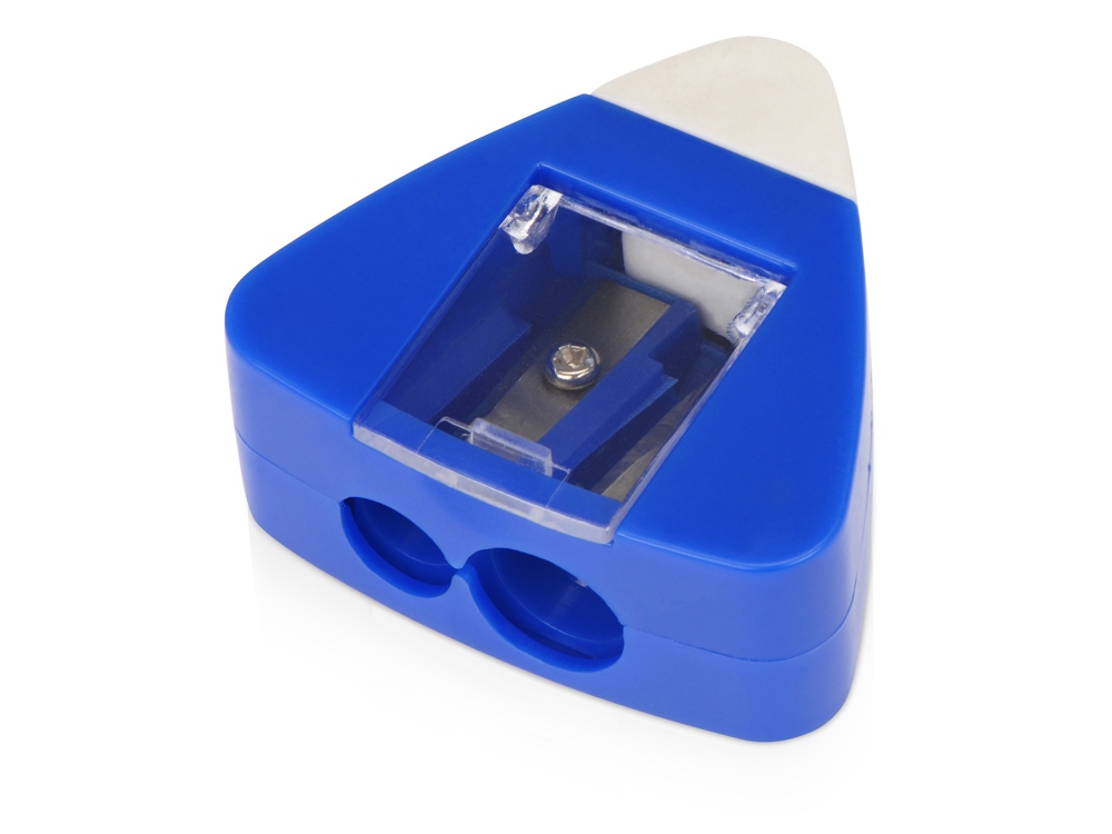 Точилка с ластиком Easy duo, синий-0