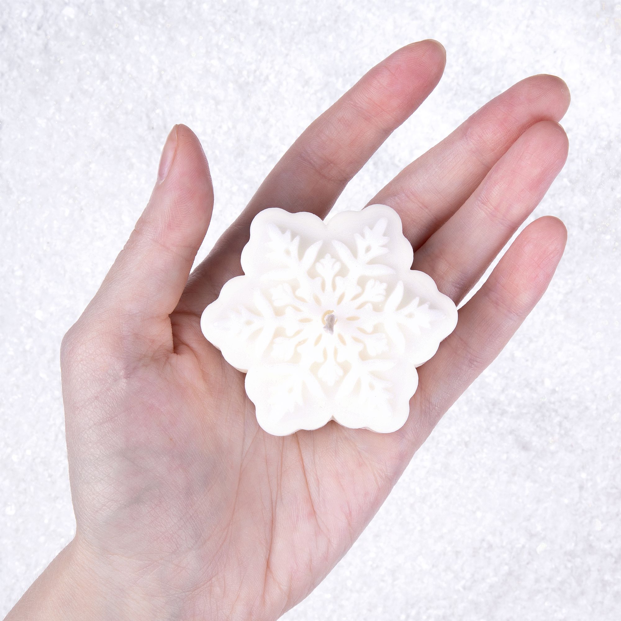 Свеча Snowlight 2, белая, 6 см-1