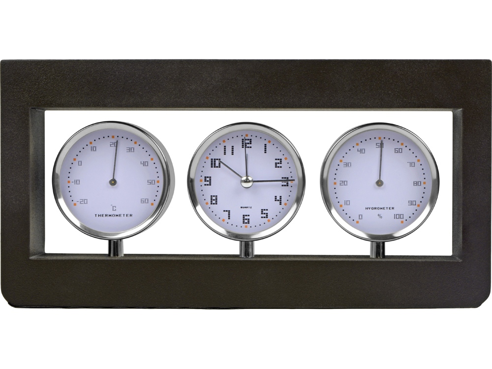 Погодная станция Трилогия, коричневый/серебристый-2